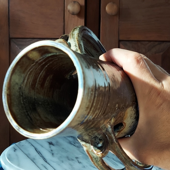 Water jug signed pottery - Picture 12 of 13